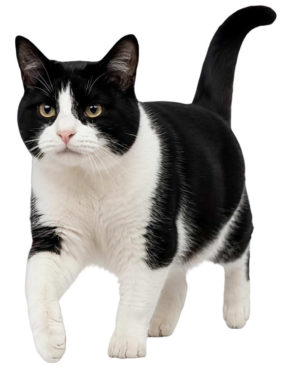 Senior aging cat
